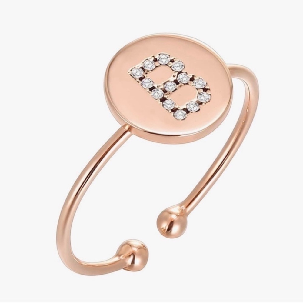 PAVOI Women’s 14K Rose Gold Plated Stackable Ring